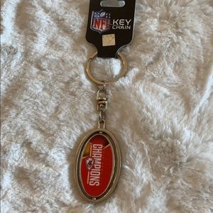Brand new! Kansas City chiefs keychain champions